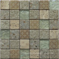 Wall Decorate Glass Mixed Stone Mosaic for Bathroom Decoration